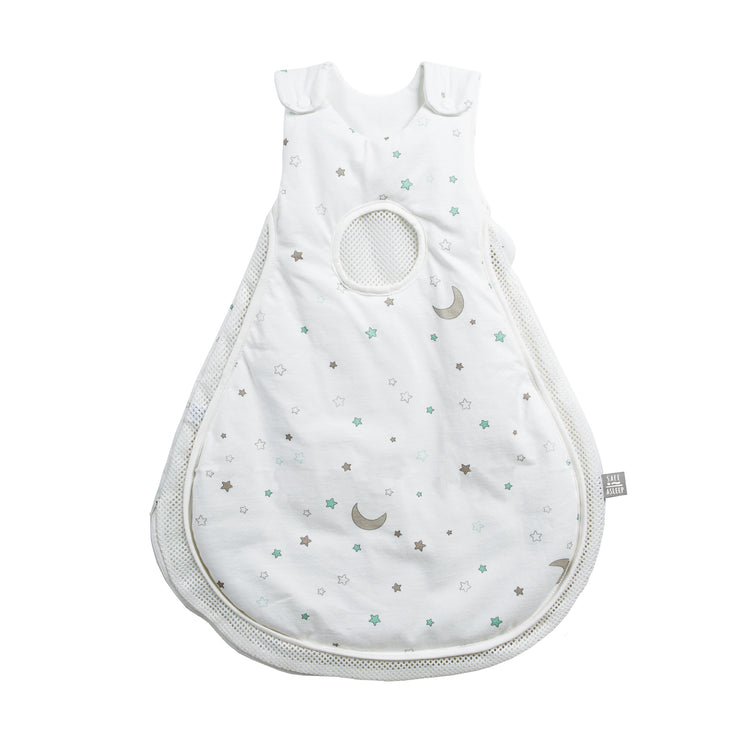 'safe asleep®' Baby Sleeping Bag Air, design 'Sternenzauber', 100% cotton, jersey