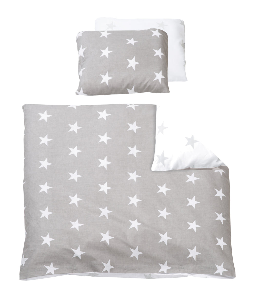 Ropa de cuna 'Little Stars', 2 piezas, ropa de cuna para bebés 80 x 80 cm, 100% algodón