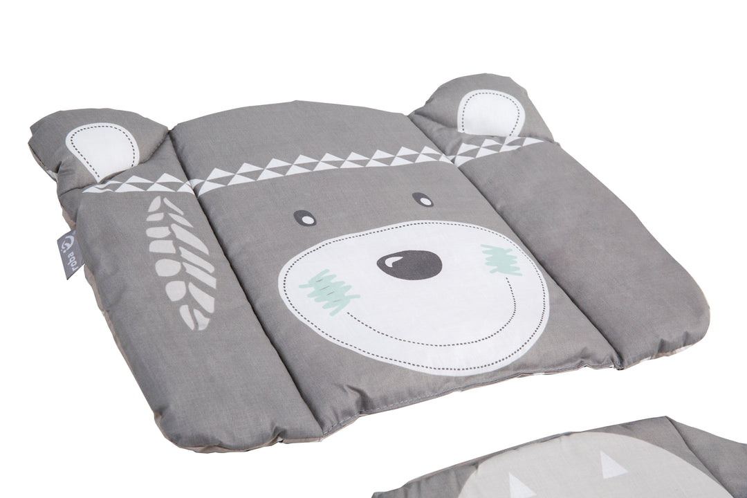 Sitzverkleinerer 'Indibär', 2-teilige Hochstuhleinlage/ Sitzkissen für Treppenhochstühle