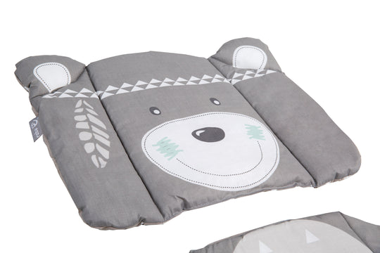 Sitzverkleinerer 'Indibär', 2-teilige Hochstuhleinlage/ Sitzkissen für Treppenhochstühle