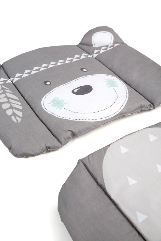 Sitzverkleinerer 'Indibär', 2-teilige Hochstuhleinlage/ Sitzkissen für Treppenhochstühle