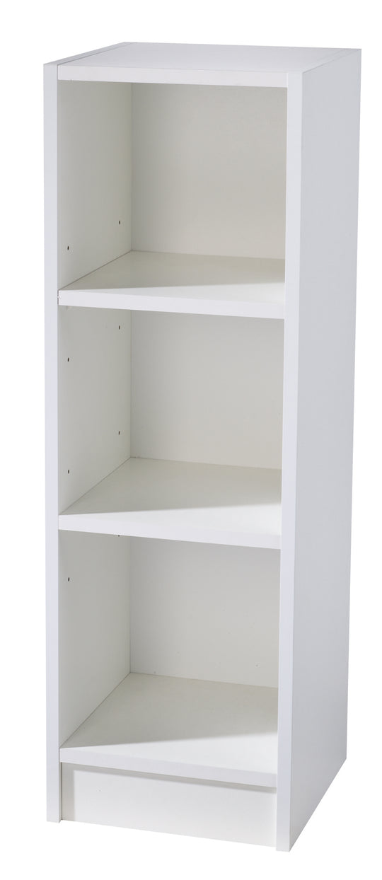 Estante lateral adecuado para varias cómodas de cambio - madera pintada de blanco