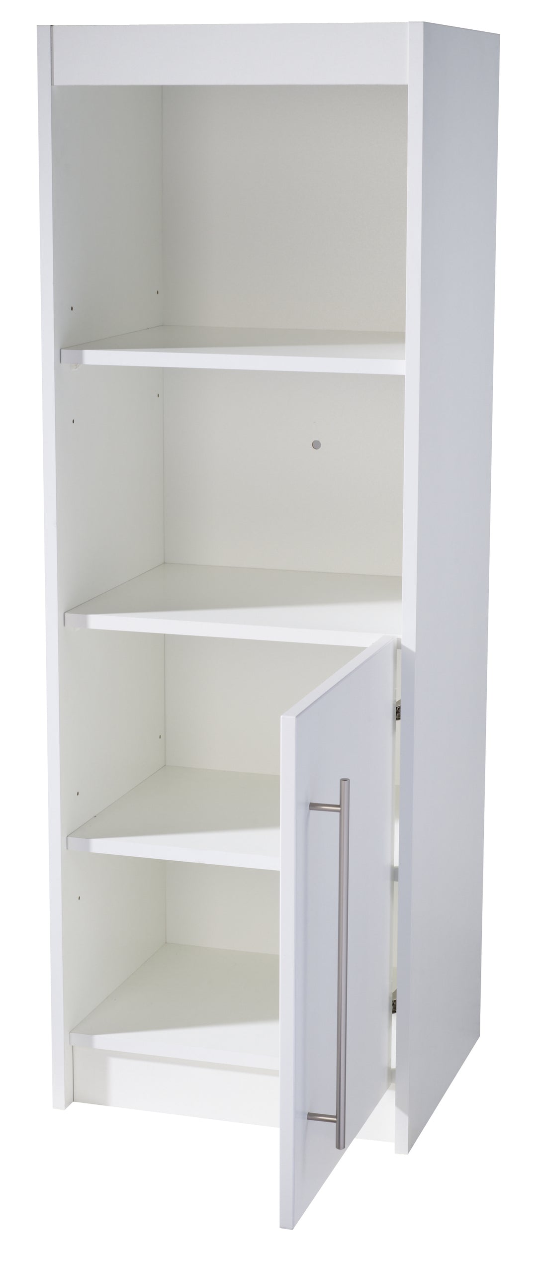 Estante independiente 'Maren', estante de madera para habitación de bebé y niños, carcasa/frentes blancos