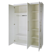 Armoire "Maren", 3 portes, armoire à portes battantes, HxLxP : 190 x 131 x 52 cm, blanc
