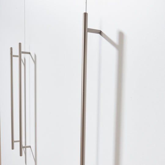 Wardrobe 'Maren', 3-Door Swing Door Wardrobe, in 190 x 131 x 52 cm, White