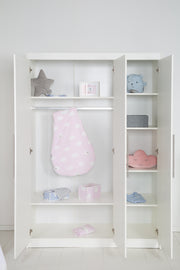 Set de chambre "Maren", incl. lit bébé 70 x 140 cm, commode large et armoire à 3 portes