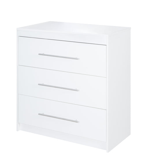 Commode étroit 'Maren' incl. table à langer amovible, 3 tiroirs, hauteur 90,5 cm