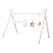 Play trapeze incl. play set 'Miffy' - universal play arch made of white lacquered wood