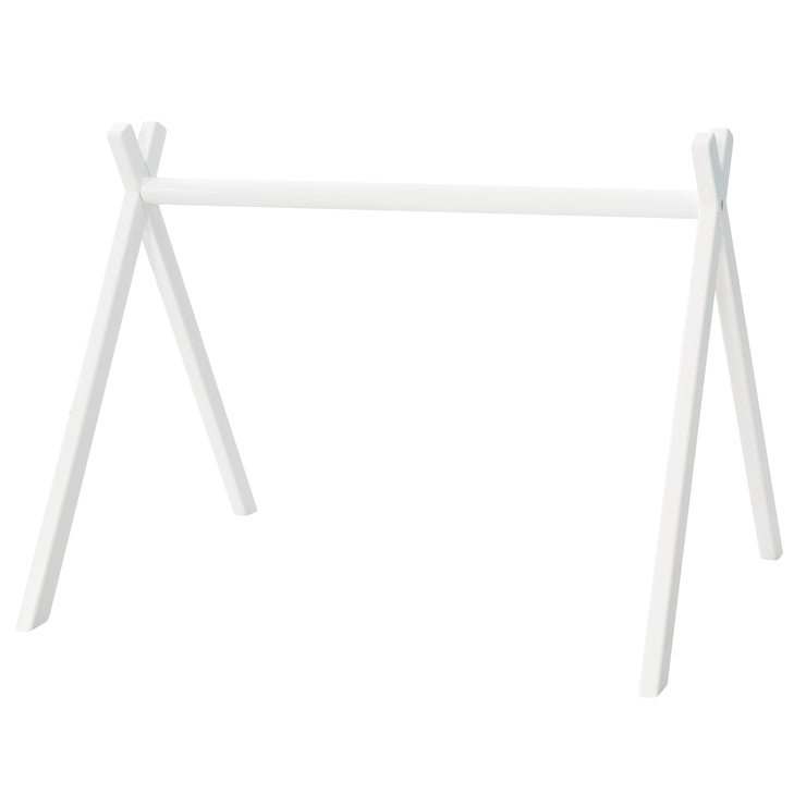 Trapezio con set di gioco "Miffy" - arco di gioco universale in legno laccato bianco