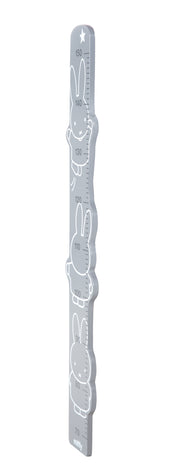 Metro "miffy®", stampato, scala da 70 cm a 150 cm per bambini, bianco / grigio