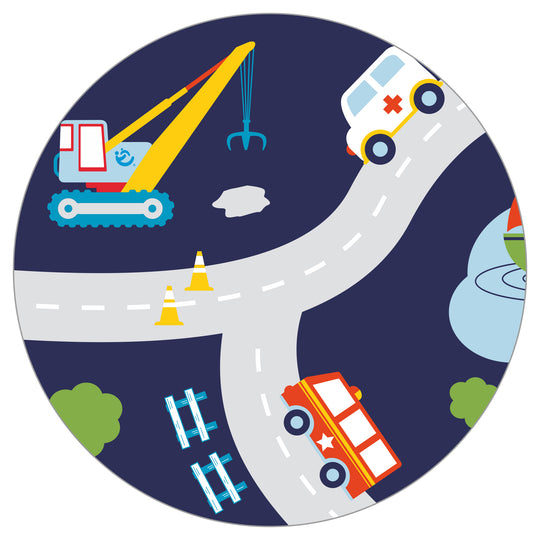 Coffre de jouet 'Pilote de course', siège et banquette de rangement, banc coffre bleu