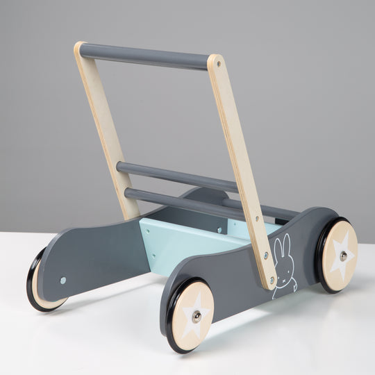Baby Walker 'miffy®', with Brake, Usable as a Doll Stroller