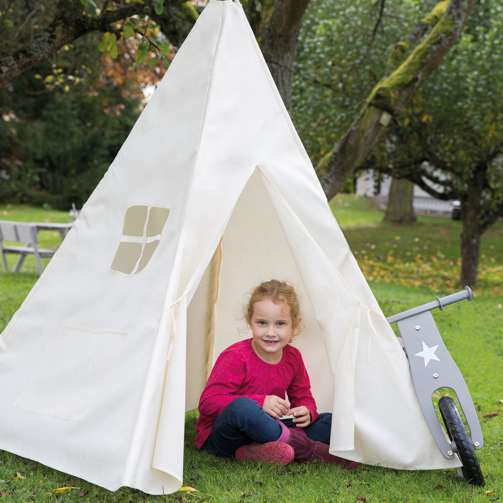 Indian Tent 'Tipi', Children's Play Tent in Fabric, Includes Bag