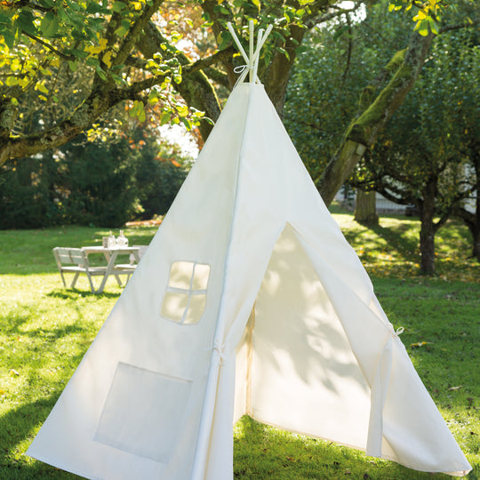 Tente indienne 'Tipi', tente de jeu pour enfants en tissu, incl. sac
