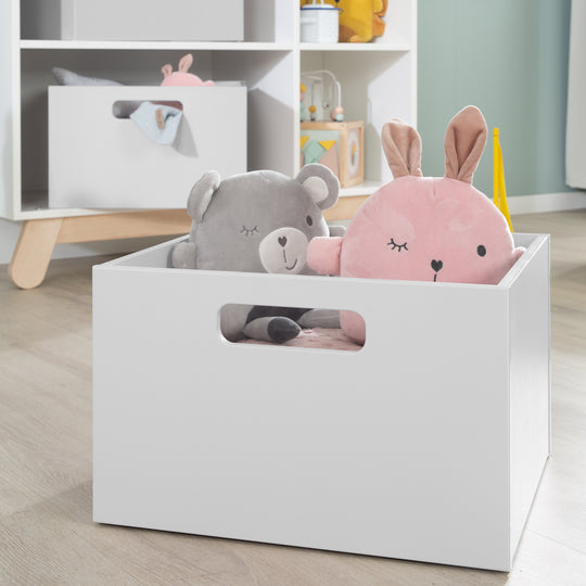 Boîte de rangement pour chambre d'enfant - Espace de rangement pour jouets - Gris clair