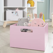 Storage box for children's rooms, storage space for toys, decoration, color: pink