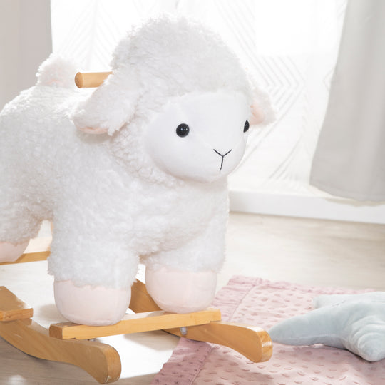 Schaukeltier 'Schaf' mit weicher Stoff-Polsterung, für Kleinkinder, ab 18 Monate