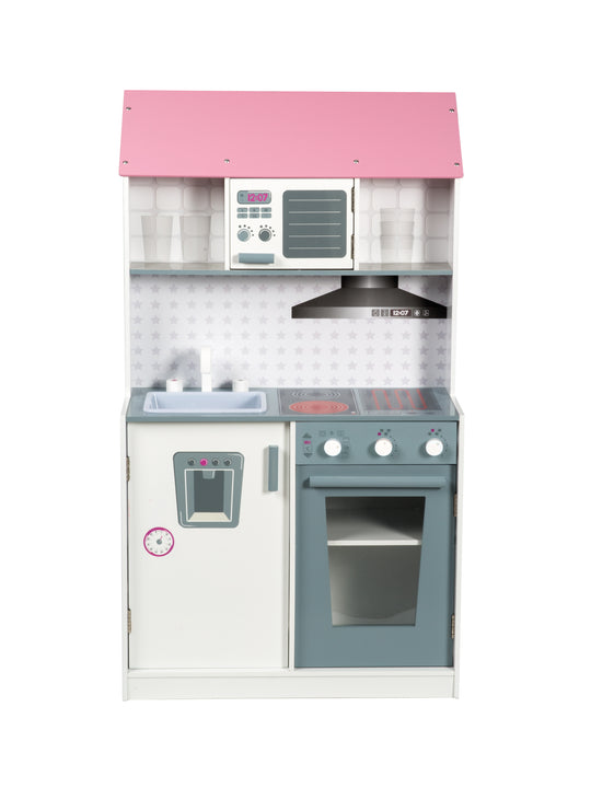 Ensemble maison de jeu, maison de poupée et cuisine pour enfants réversible