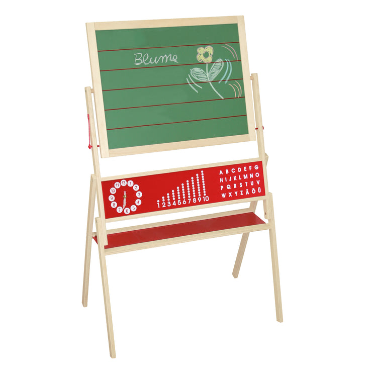Standing board rotatable, lined writing board, magnetic painting board, wooden children's board, natural