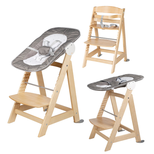 Chaise haute 'Born Up' Set 2 en 1, 'Sternenzauber', avec fonction d'inclinaison, dès la naissance