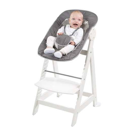 Chaise haute 'Born Up' Set 2 en 1, 'Little Stars', avec fonction d'inclinaison, dès la naissance