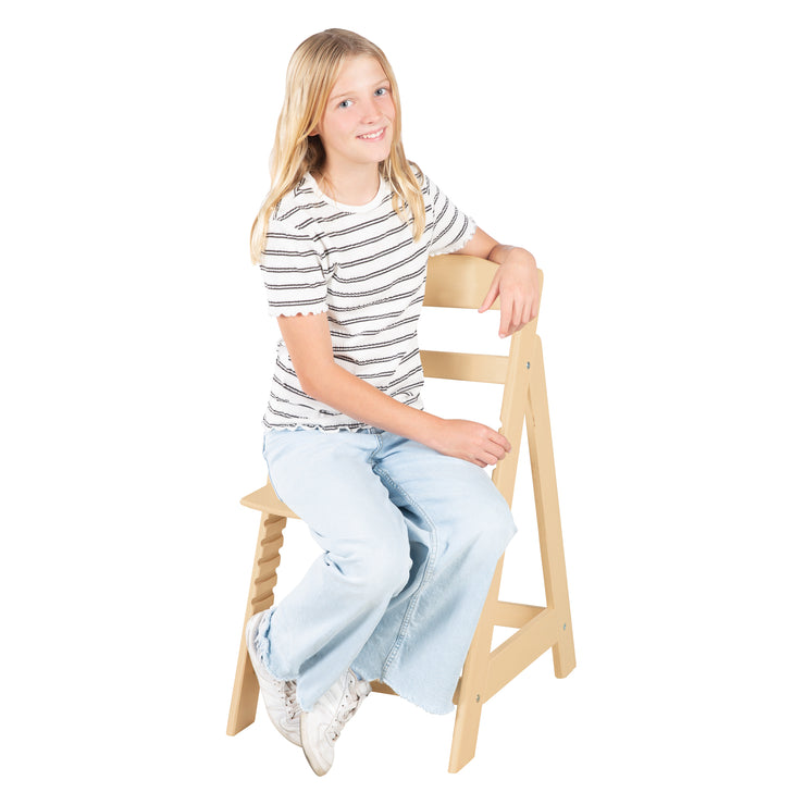 Seggiolone evolutivo "Sit Up Flex" - Fino a sedia per ragazzi - Legno naturale