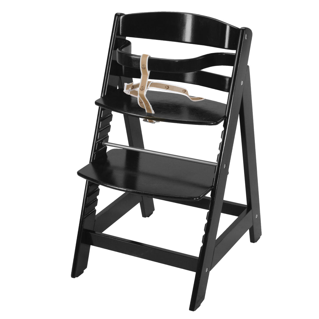 Chaise haute évolutive 'Sit Up III' en bois - Qui grandit avec l'enfant jusqu’à chaise jeune - Noir