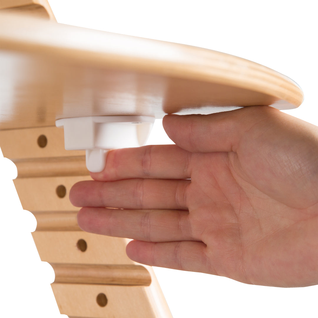 Chaise haute évolutive 'Sit Up Click' - Fermeture à clic innovante - Bois naturel