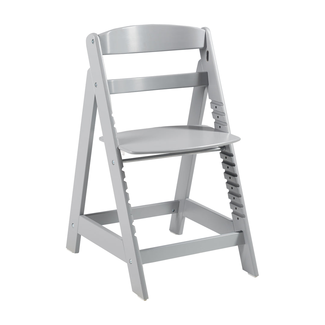 Chaise haute évolutive 'Sit Up Click' - Fermeture à clic innovante - Bois laqué taupe