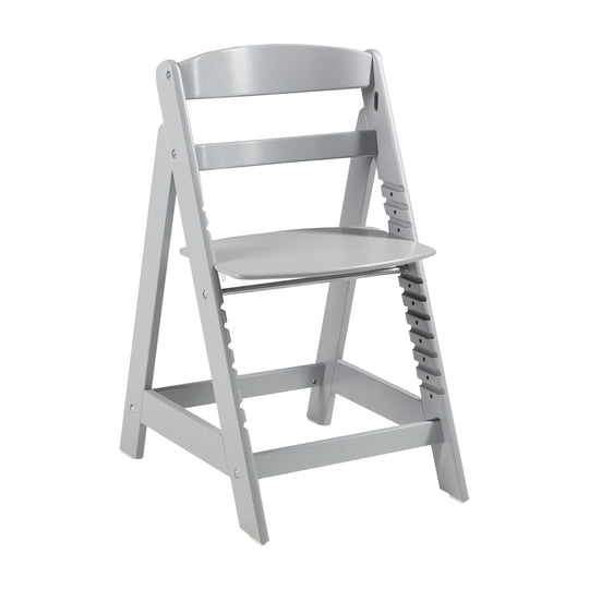 Chaise haute évolutive 'Sit Up Click' - Fermeture à clic innovante - Bois laqué taupe