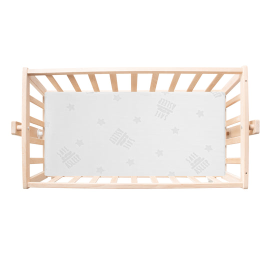 Set de berceau complet  'Adam et Eule' - Berceau avec accessoires - Bois naturel