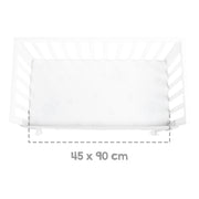 Cuna colecho 3 en 1 con barrera + colchón - Madera color blanco
