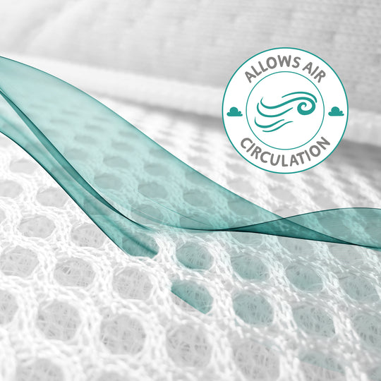 Co-Sleeping Bed 2 in 1 safe asleep® 45 x 90 cm with Mattress + Canvas Barrier - White Wood