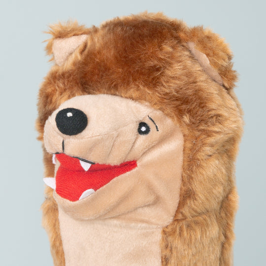 Teatro delle marionette con 6 marionette a mano, teatro delle marionette in legno massello, teatro delle marionette autoportante