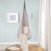 Hanging bag grigio, seggiolino appeso per bambini/sedia appesa per la stanza dei bambini o per l'esterno