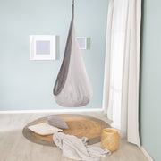 Hanging bag grigio, seggiolino appeso per bambini/sedia appesa per la stanza dei bambini o per l'esterno