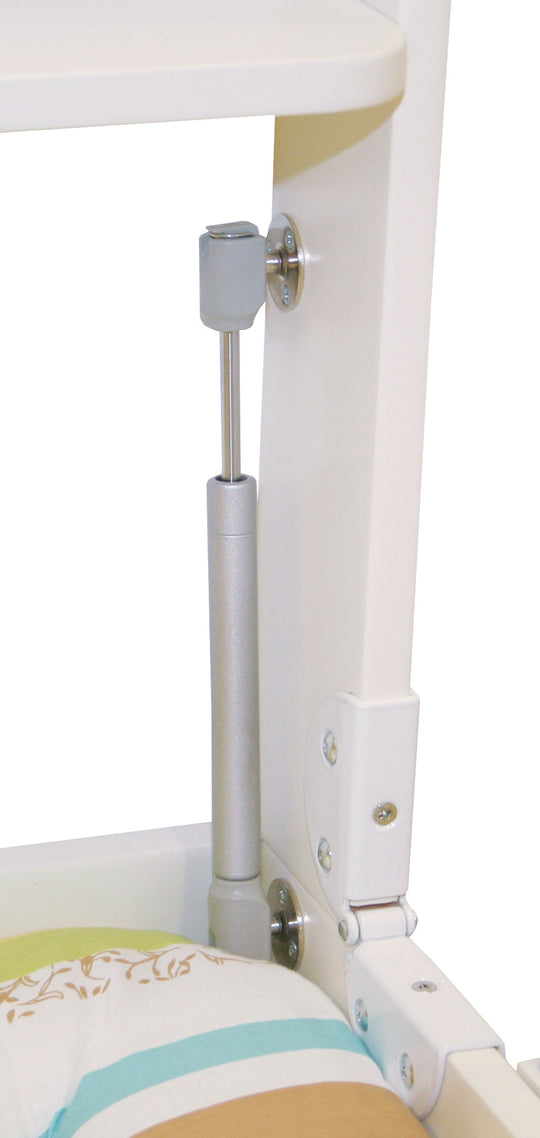 Estante de pared para cambiar, estante plegable para cambiar, blanco incluye almohadilla para cambiar 'Dschungelbaby'