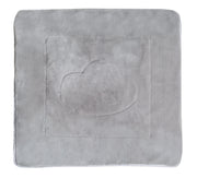 Baby blanket 'Small cloud blue', 2-sided: 1x super soft, warm & fluffy, 1x 100% cotton