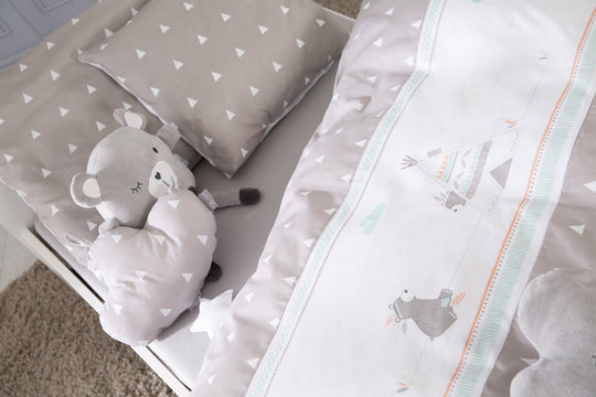 Bettwäsche zweiteilig aus Indibär Kollektion in 100 x 135 cm zu 100 % aus Baumwolle