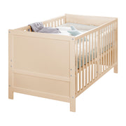 Kombi-Kinderbett EASY SLEEP 70x140 inkl. Umbauecken - Holz natur