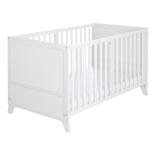 Babybettset 'Savanna Friends' 70 x 140 inkl. kompletter Ausstattung - Weiß / Beige – Freisteller (12/17)
