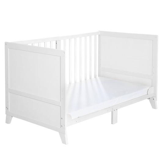 Babybettset 'Savanna Friends' 70 x 140 inkl. kompletter Ausstattung - Weiß / Beige – Freisteller (11/17)