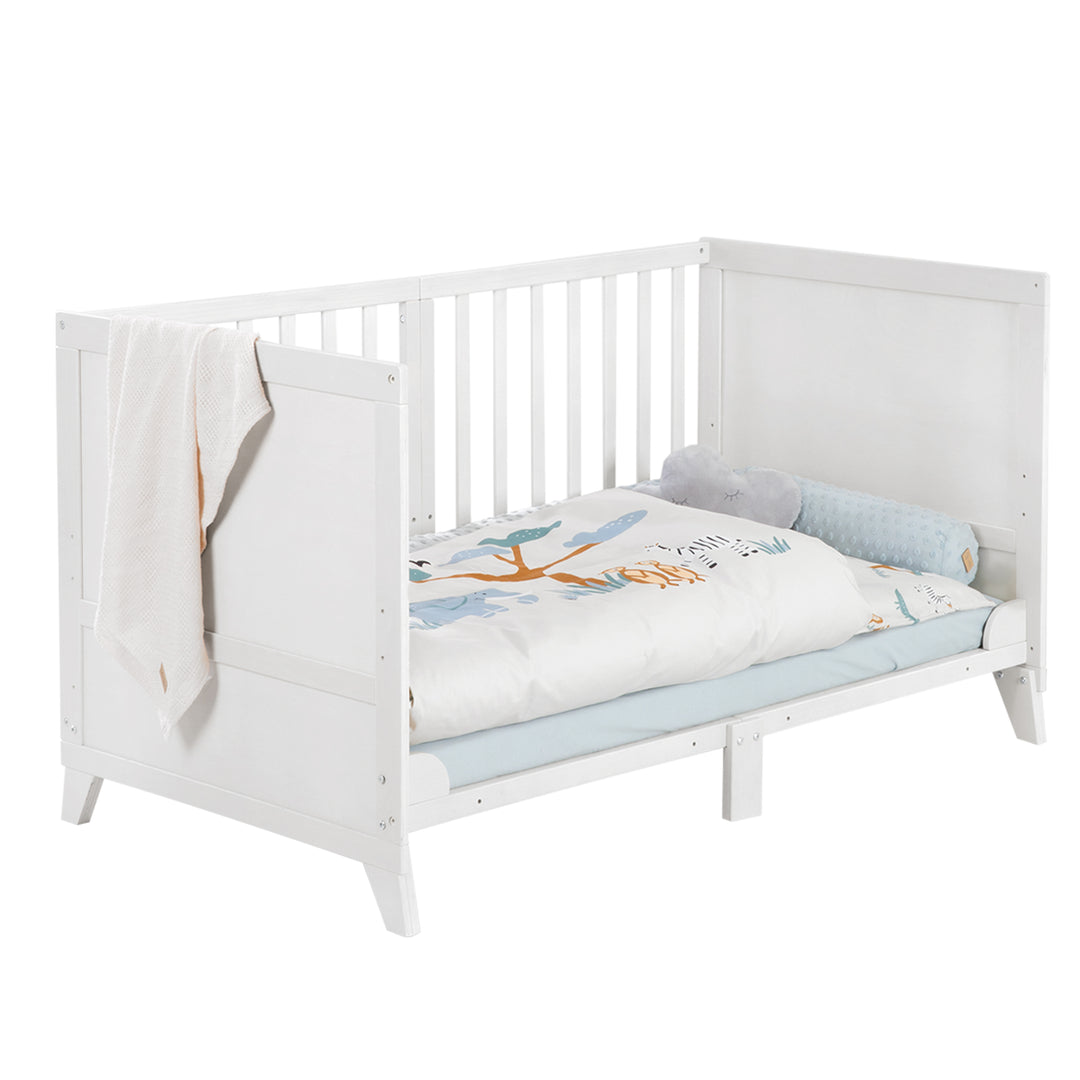 Babybettset 'Savanna Friends' 70 x 140 inkl. kompletter Ausstattung - Weiß / Beige – Produktbild (15/17)