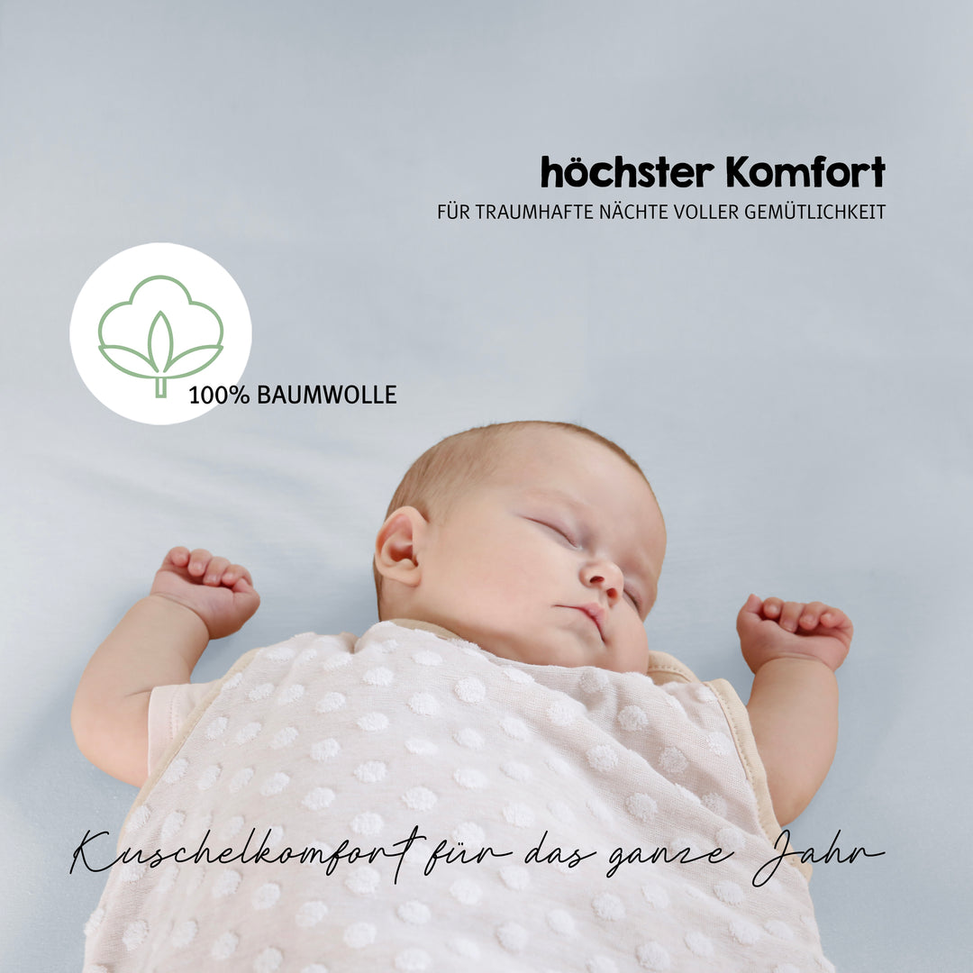 Spannbettlaken 'Lil Planet' - Single Jersey - Bio-Baumwolle - Hellblau