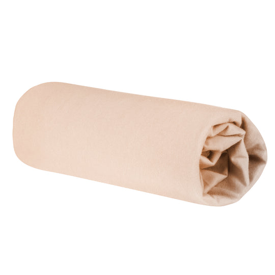 Fitted Sheet 'Frosty Almond' - GOTS & Oeko-Tex Standard 100 - Beige