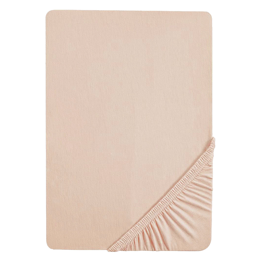 Fitted Sheet 'Frosty Almond' - GOTS & Oeko-Tex Standard 100 - Beige