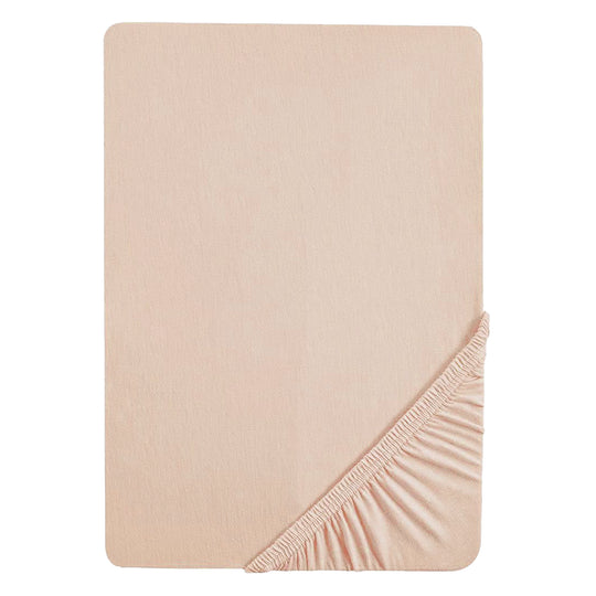 Fitted Sheet 'Frosty Almond' - GOTS & Oeko-Tex Standard 100 - Beige