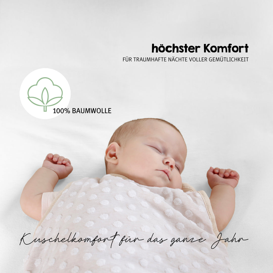 Sábana ajustable 'safe asleep®', de jersey simple, 100 % algodón, blanca