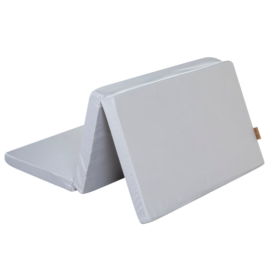 Matelas de lit de voyage 60 x 120 cm 'roba Style' + Sac de transport - Gris argenté