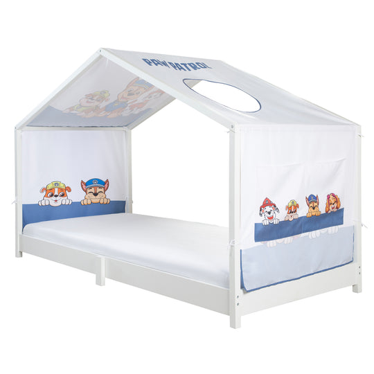 Hausbettbezug 90 x 200 cm 'Paw Patrol' - Weiß / Blau